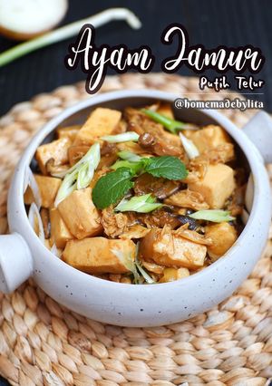 Foto resep Ayam jamur putih telur #homemadebylita