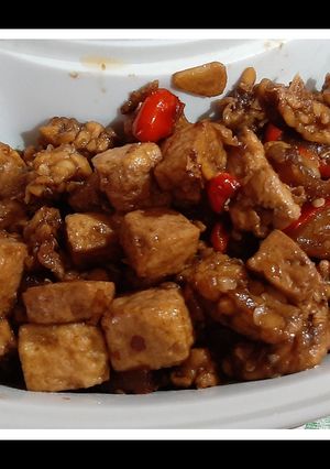 Foto resep Tumis tempe, tahu, kikil