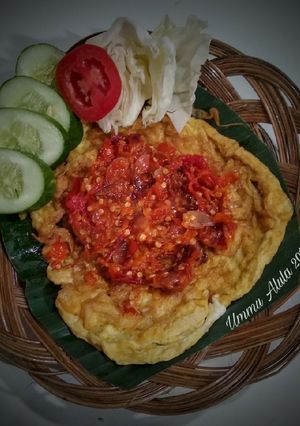 Foto resep Telur Dadar Sambal Bawang Murah Mudah Muanteepp