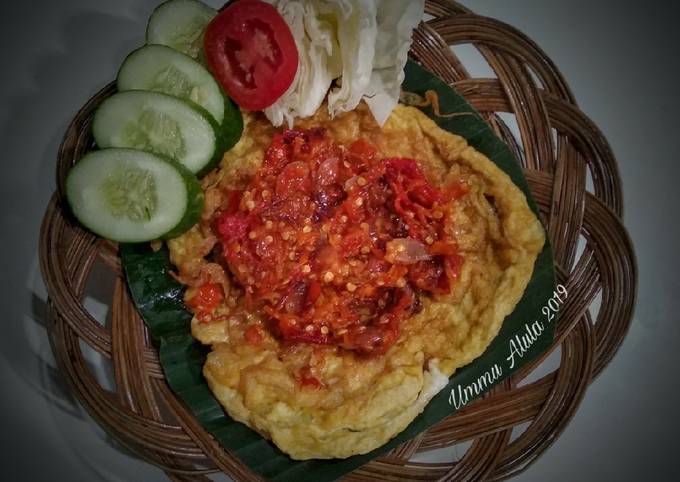 Resep Telur Dadar Sambal Bawang Murah Mudah Muanteepp Anti Gagal