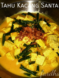Foto resep Sayur Tahu Kacang Santan