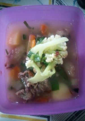 Foto resep Sop Cincang Manjah