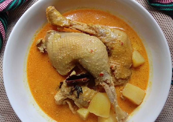 Resep Dan Cara Membuat Gulai Ayam Kampung Gurih dan Lezat