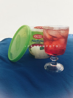 Foto resep Es sirup nata de coco