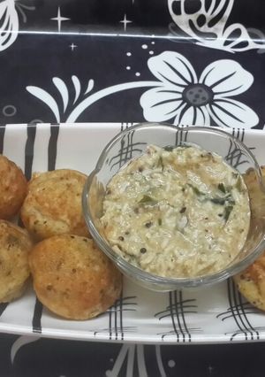 A picture of Rava Masala Paniyaram.