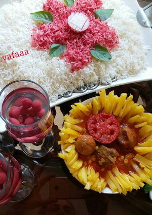 عکسی از دستور قیمه