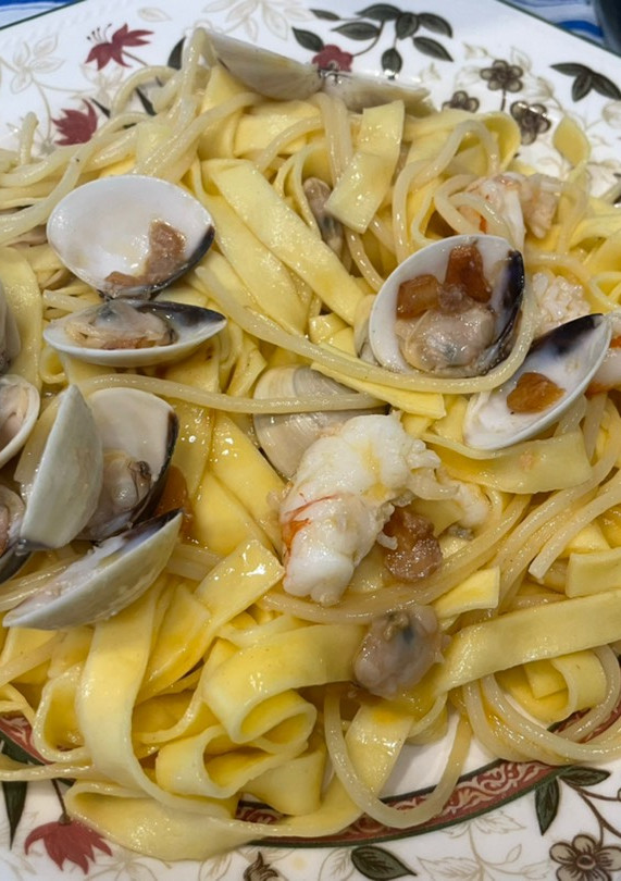 Una foto de Pasta frutti di mare