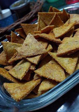 Una foto de Nachos caseros