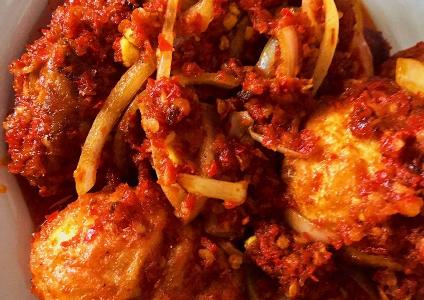 Balado Ayam dan Telur