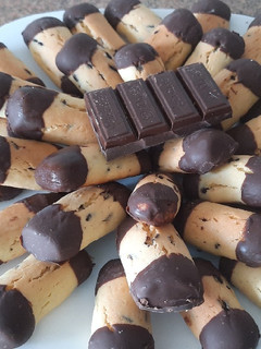 Una foto de Galletas de chocolate sin mantequilla fáciles y rápidas