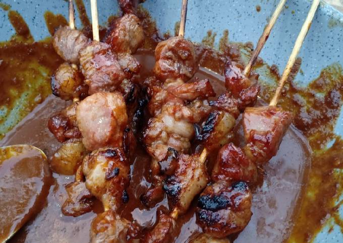 Ternyata begini lho! Resep membuat Sate Daging  nagih banget