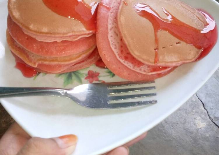 Pancake strawberry