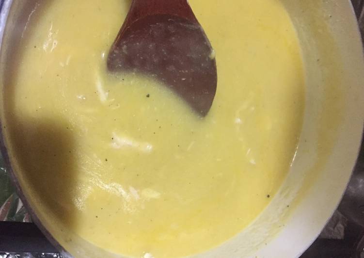 شوربة الذره بطريقة سهله