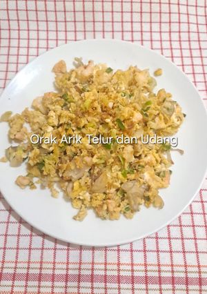 Foto resep Orak Arik Telur dan Udang