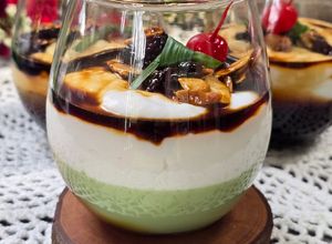 Foto resep 395. Bubur Sumsum Jeli Matcha