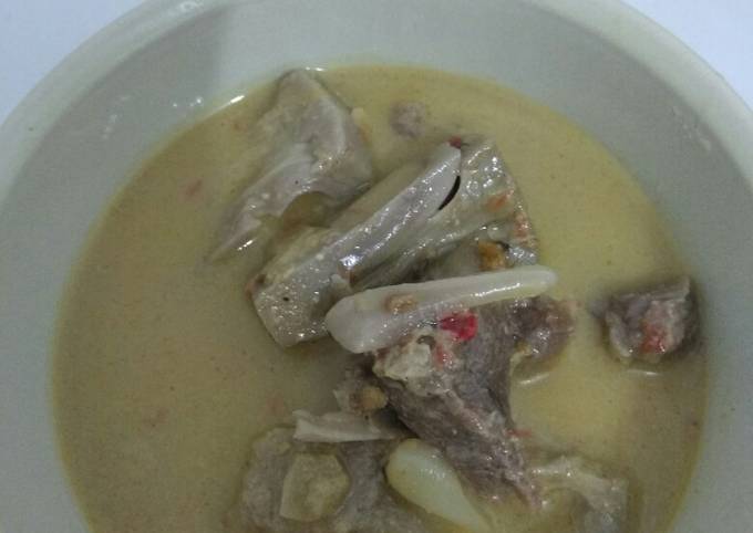Cara praktis bikin Gulai nangka dengan tetelan yang menggugah selera