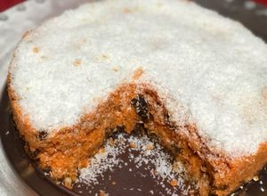 Foto principal de Tarta crudivegana de zanahoria y coco vegano 🌱vegetariana