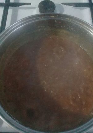 Una foto de Salsa para pizza