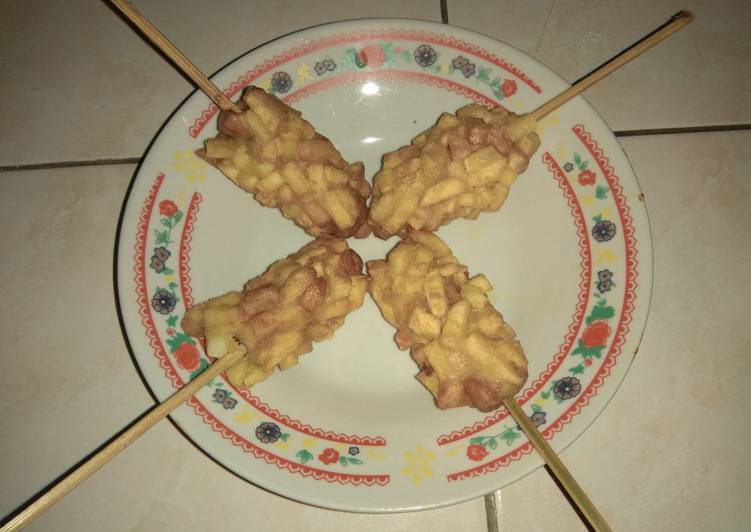 Cara Gampang Menyiapkan Hotang (hotdog kentang) yang Enak