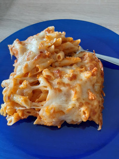 Una foto de Macarrones gratinados