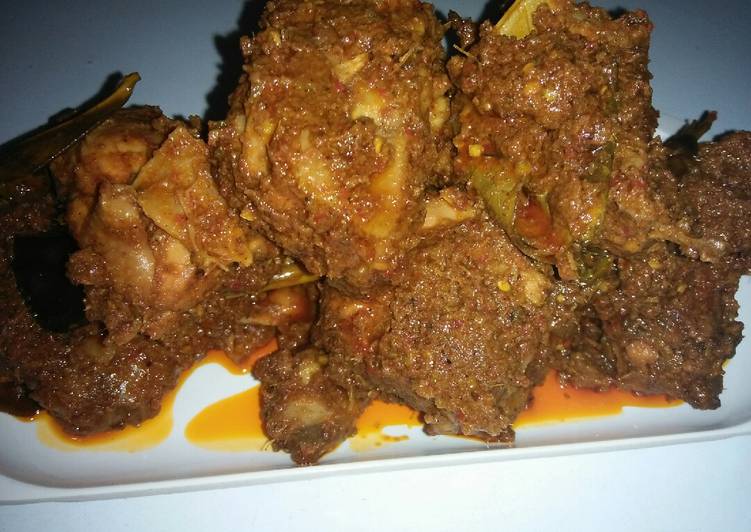 Langkah Mudah untuk mengolah Rendang ayam Anti Gagal
