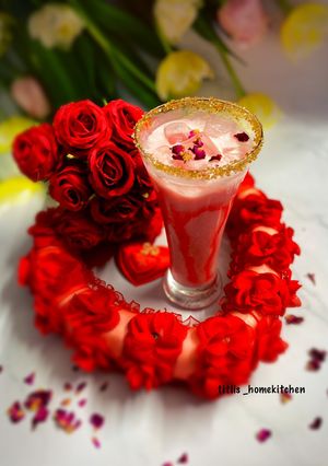 A picture of Rose Lassi.