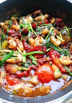 Hình của món Cá nục kho cà.