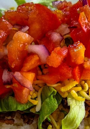 A picture of (Dutch) Taco Rice.