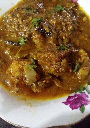 A picture of Bhuna Gosht.
