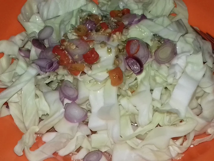 Cara Sederhana Membuat Resep  Simple salad😉 yang Lezat Sekali, Enak Banget