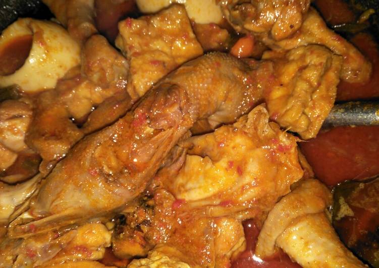 Resep Ayam bumbu merah yang Enak