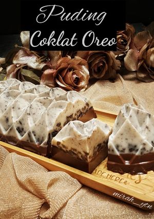 Foto resep Puding Coklat Oreo