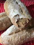 Pan integral con centeno (leudado lento)