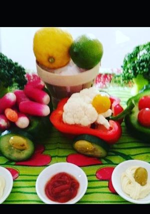Une photo de Petit train de crudités