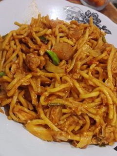 Foto resep Mie kuning basah tumis pedas