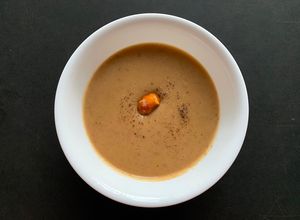 Hình của món Soup hạt dẻ.