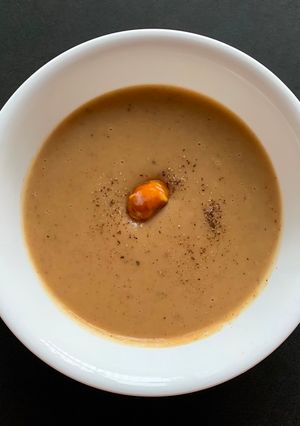 Hình của món Soup hạt dẻ.