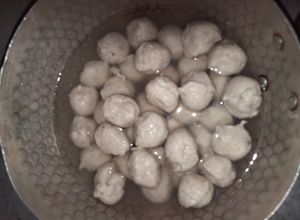 Foto resep Bakso ayam/sapi simpel