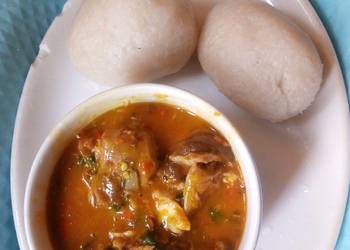 How to Make Delicious Goat meat native soup with fufu