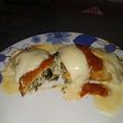 Canelones con salsa roja y salsa blanca !!!