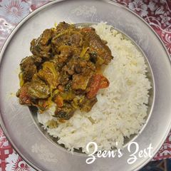 A picture of Mutton Kanti - A Kashmiri Dish.