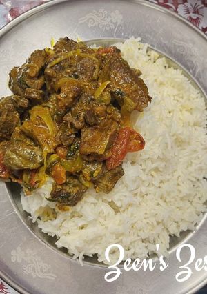 A picture of Mutton Kanti - A Kashmiri Dish.
