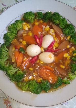 Foto resep Capcay saus tiram