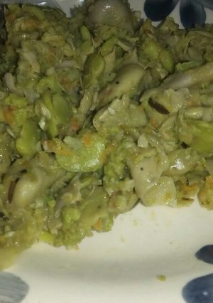 Una foto de Puré de habas