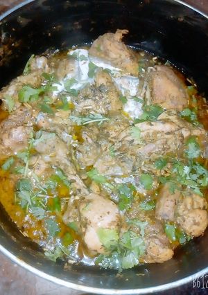 A picture of Malova chicken karahi.