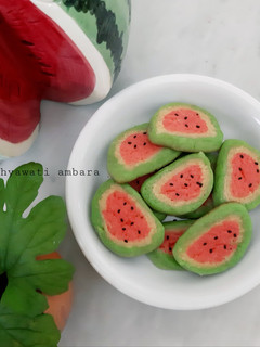 Foto resep Cookies Semangka (teflon)