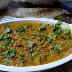 A picture of Turai qeema Hara masala ♥️.