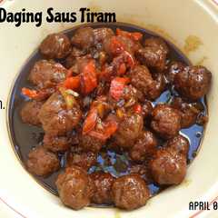 รูปของ Bola daging saus tiram