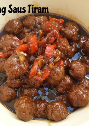 Foto resep Bola daging saus tiram