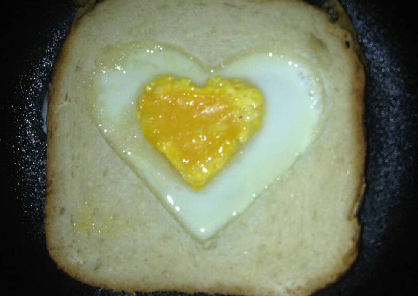 Burger egg love